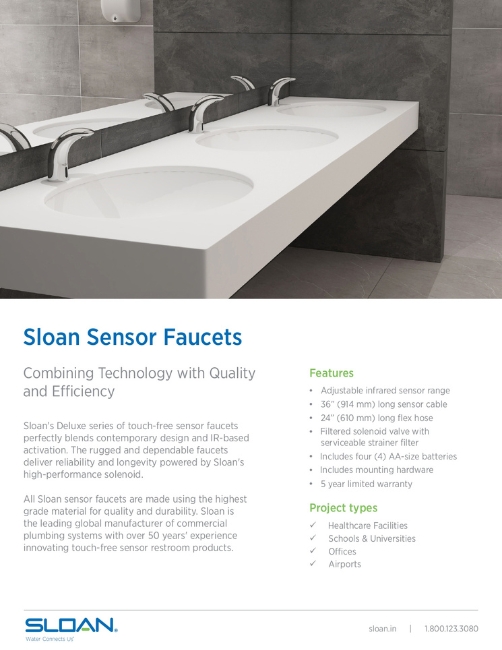 SF Faucets Sell Sheets