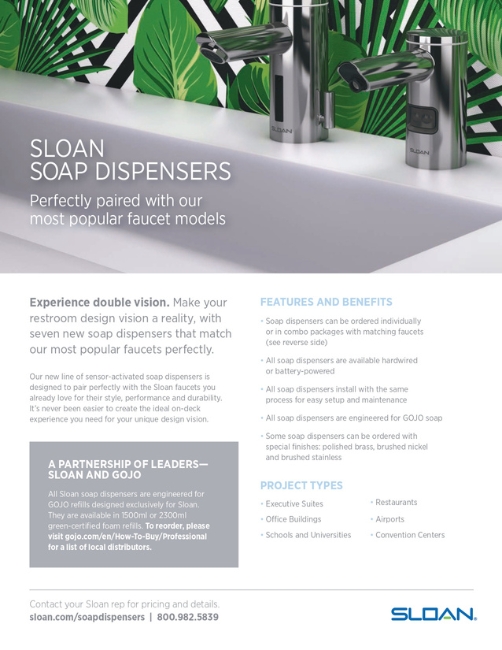 Soap Dispenser Sell Sheet