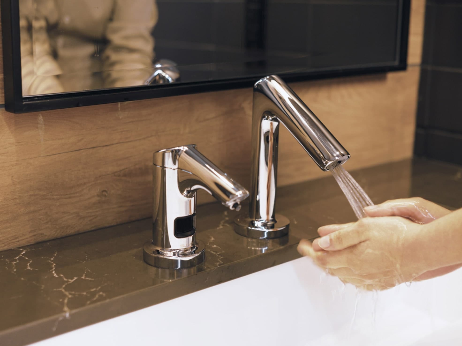 Sensor faucets & soap dispensers