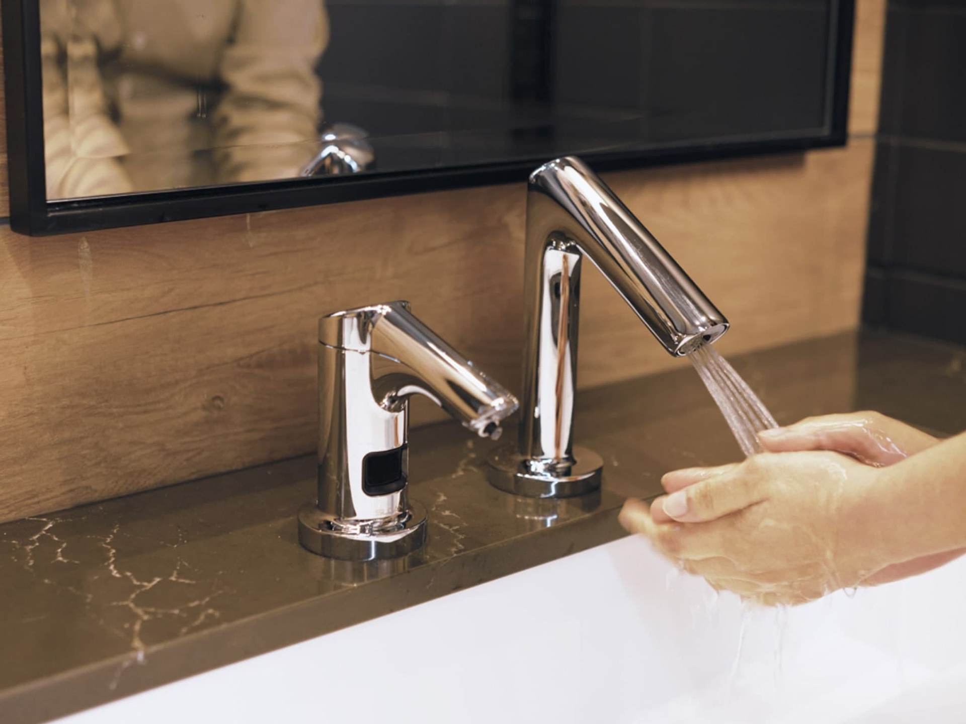Sensor-activated faucets
